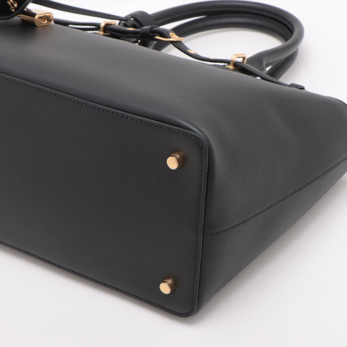 Celine Conti Leather Tote Bag Black