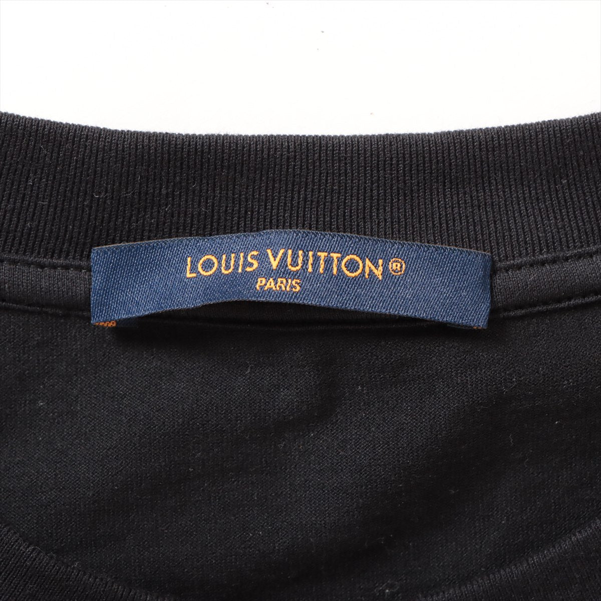 Louis Vuitton 23AW Cotton T-shirt L Men's Black  Monogram gradient RM232Q