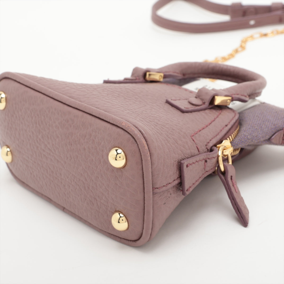 Maison Margiela 5AC Leather Chain Shoulder Bag Purple