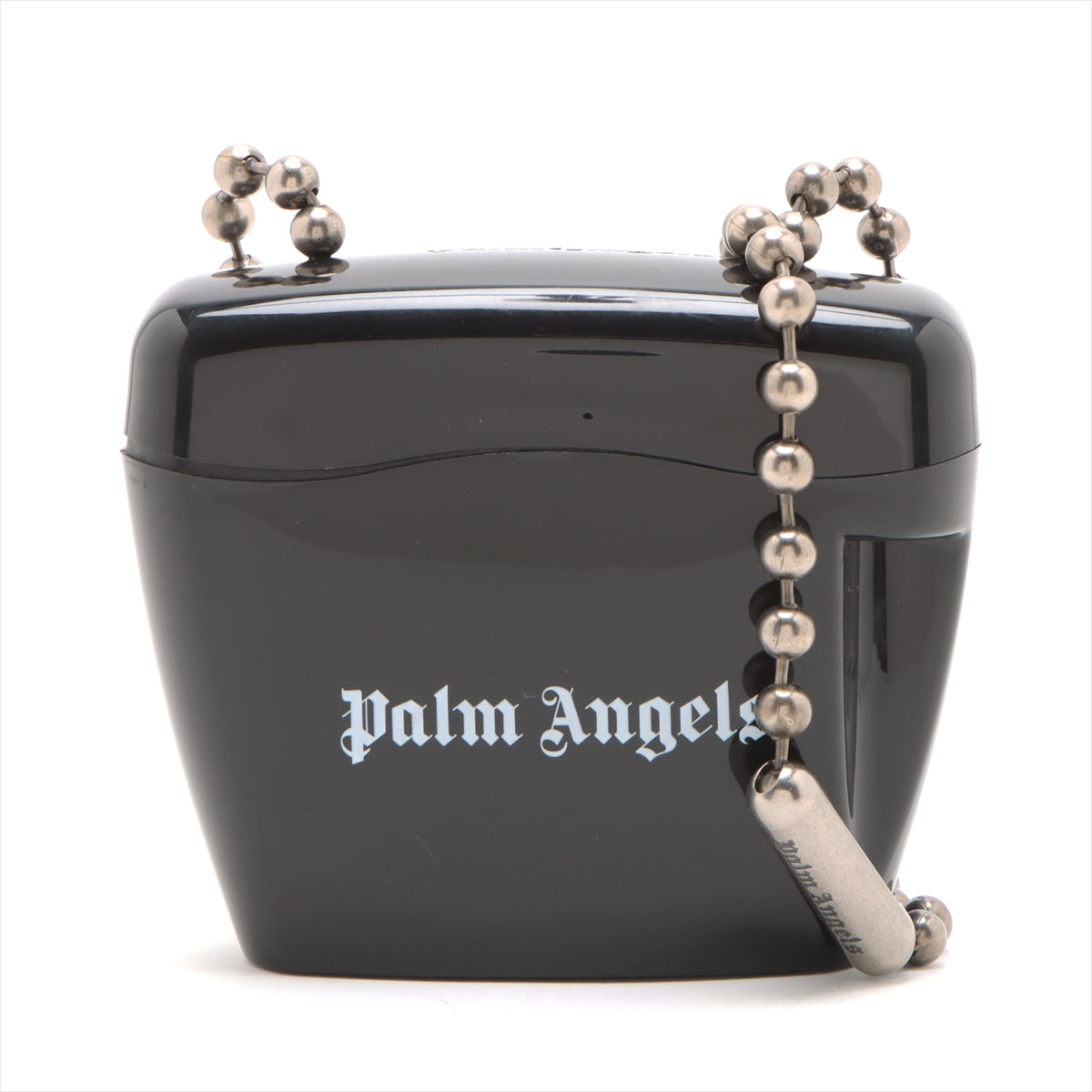 Palm Angels Logo Plastic Shoulder Bag Black