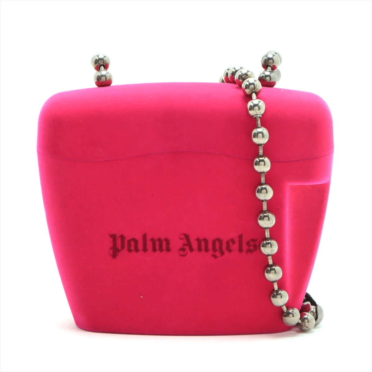Palm Angels Suede Shoulder Bag Pink