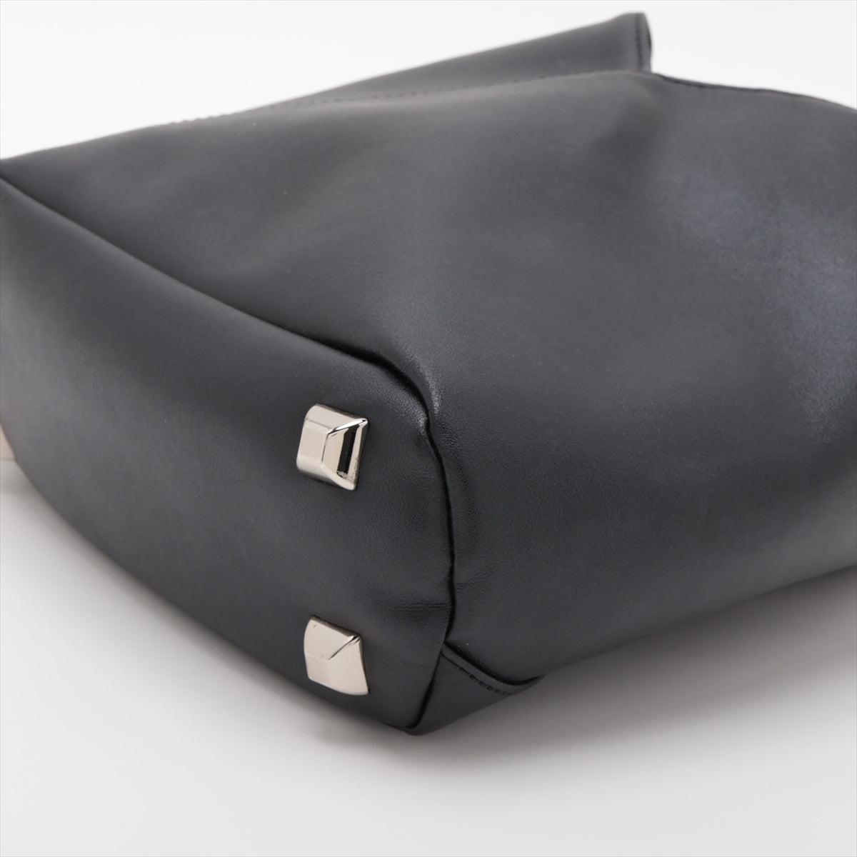 MM6 Japanese Leather Shoulder Bag Black