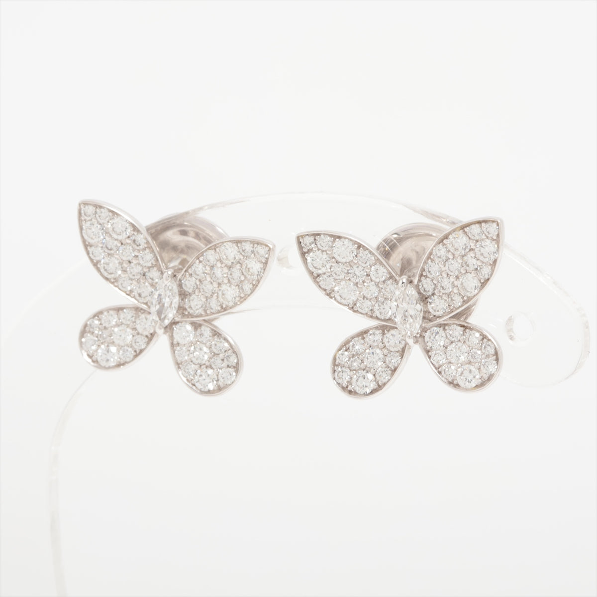 graphs Butterfly Pavé Diamond Earrings 750(WG) 5.6g