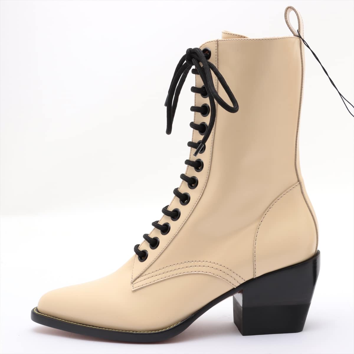 Chloe Leather Boots 39 Ladies' Yellow gold
