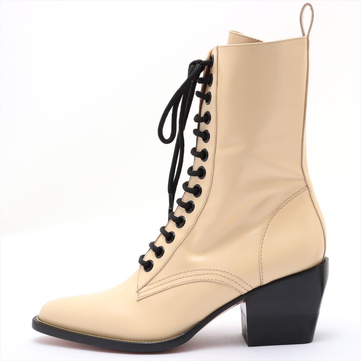 Chloe Leather Boots 40 Men's Yellow gold