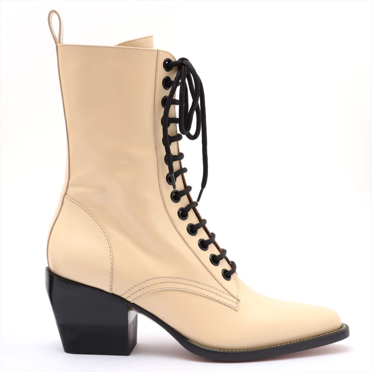 Chloe Leather Boots 40 Men's Yellow gold