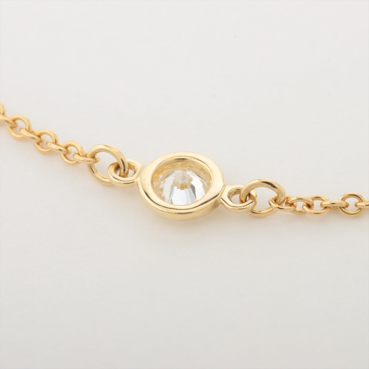 Tiffany By the Yard 5P Diamond Bracelet 750(YG) 1.2g