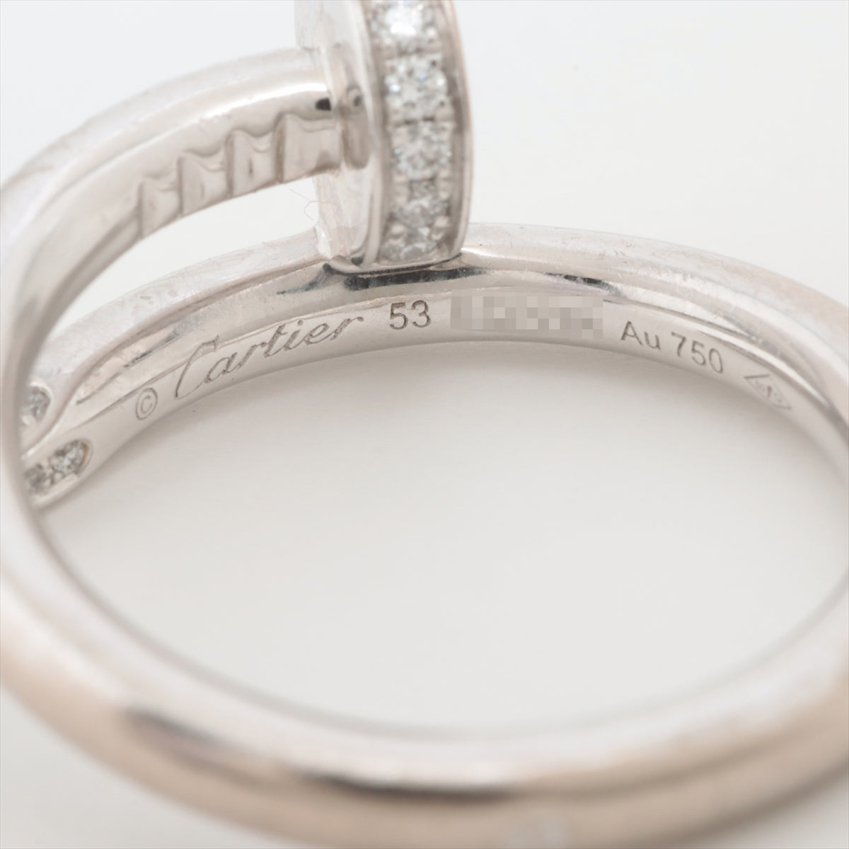 Cartier Juste un Clou Diamond Ring 750(WG) 8.0g 53