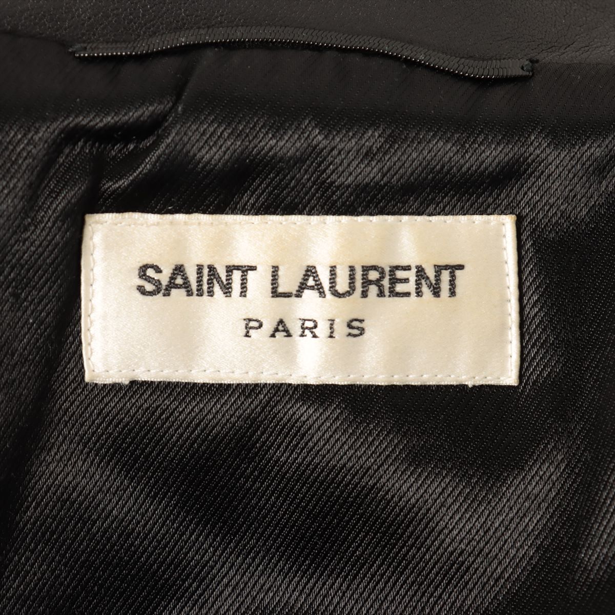 Saint Laurent classic motorcycles 2016 Leather Leather jacket 44 Men's Black