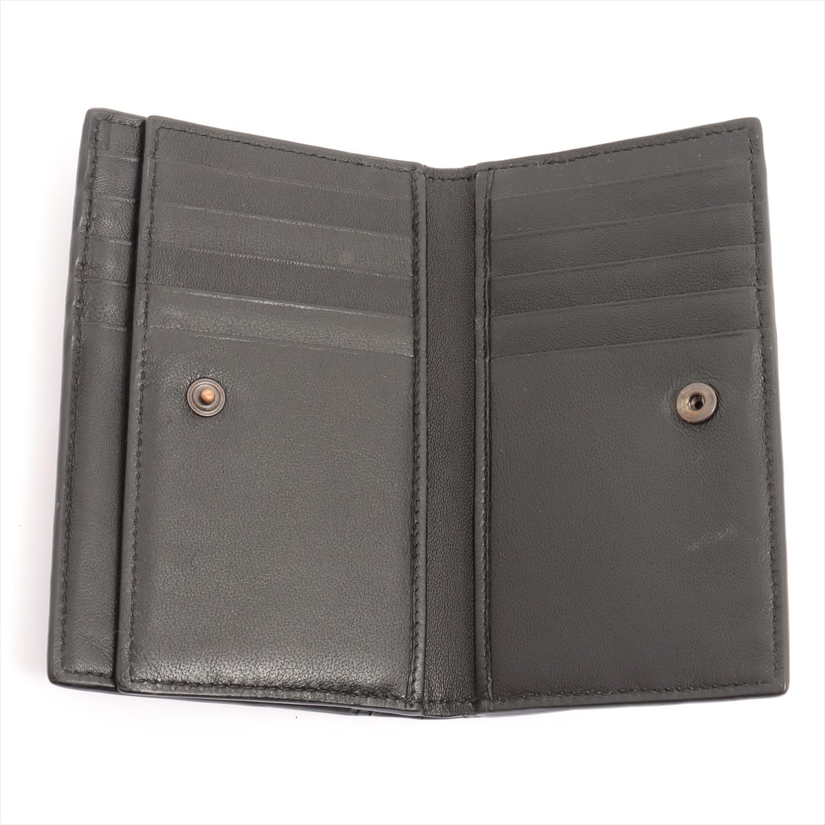 Bottega Veneta Intrecciato Leather Card case Black