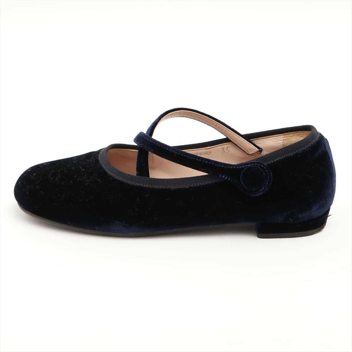 Miu Miu Velour Shoes 35 Ladies' Navy blue