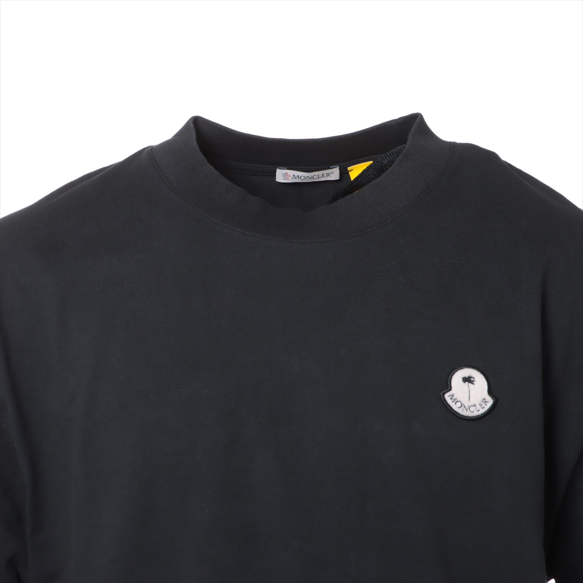 Moncler Genius Palm Angels 23 years Cotton T-shirt L Men's Black  I209L8C00003