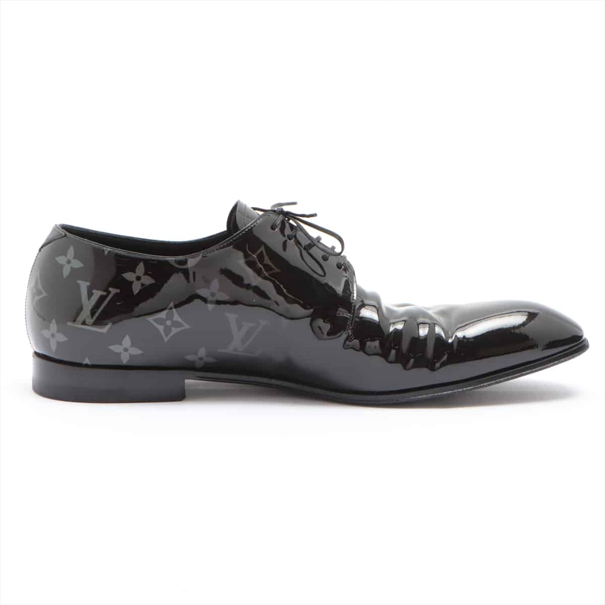 Louis Vuitton LV Vendôme line 19-year Patent leather Dress shoes 8 1/2 Men's Black Monogram MT1109