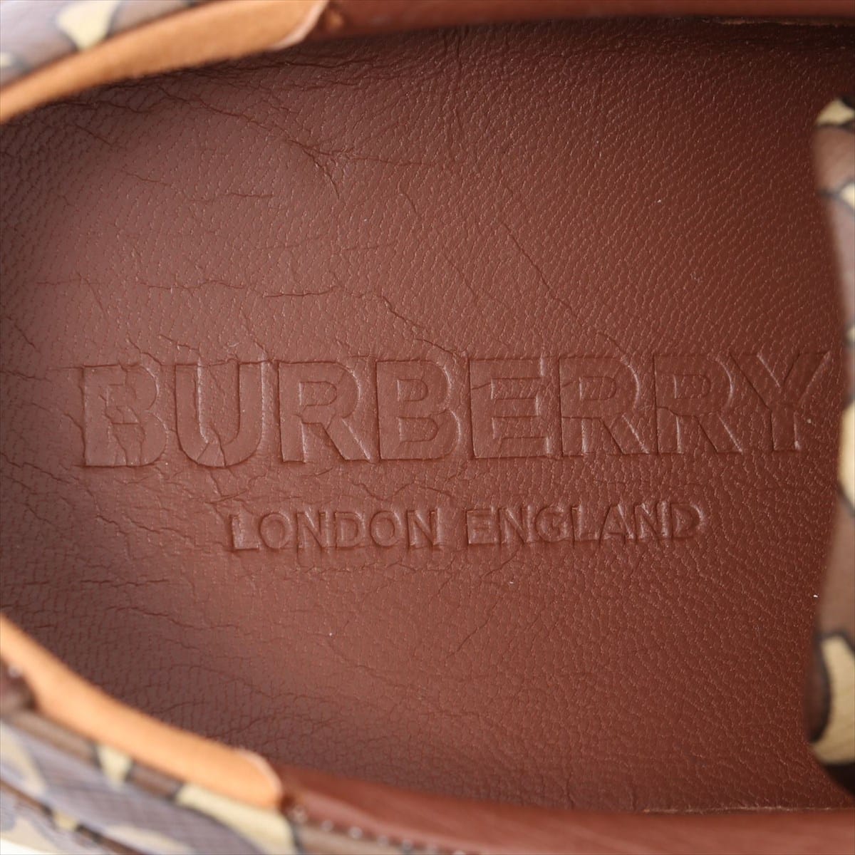 Burberry PVC Sneakers 39 Men's Brown