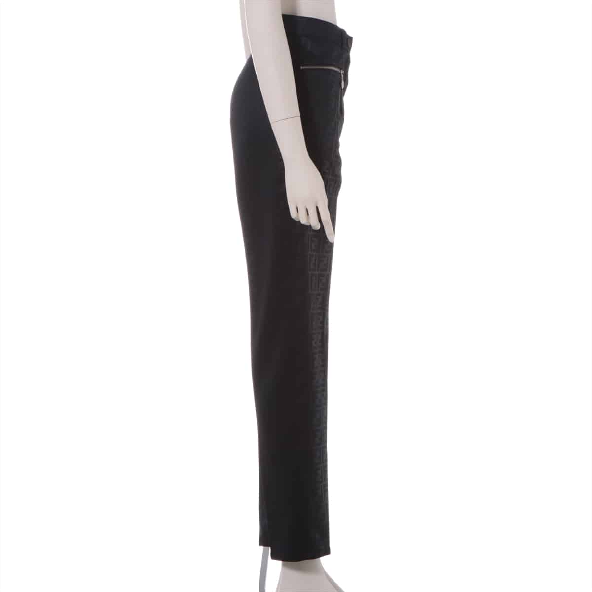 Fendi ZUCCa Polyester Pants Unknown size Ladies' Black