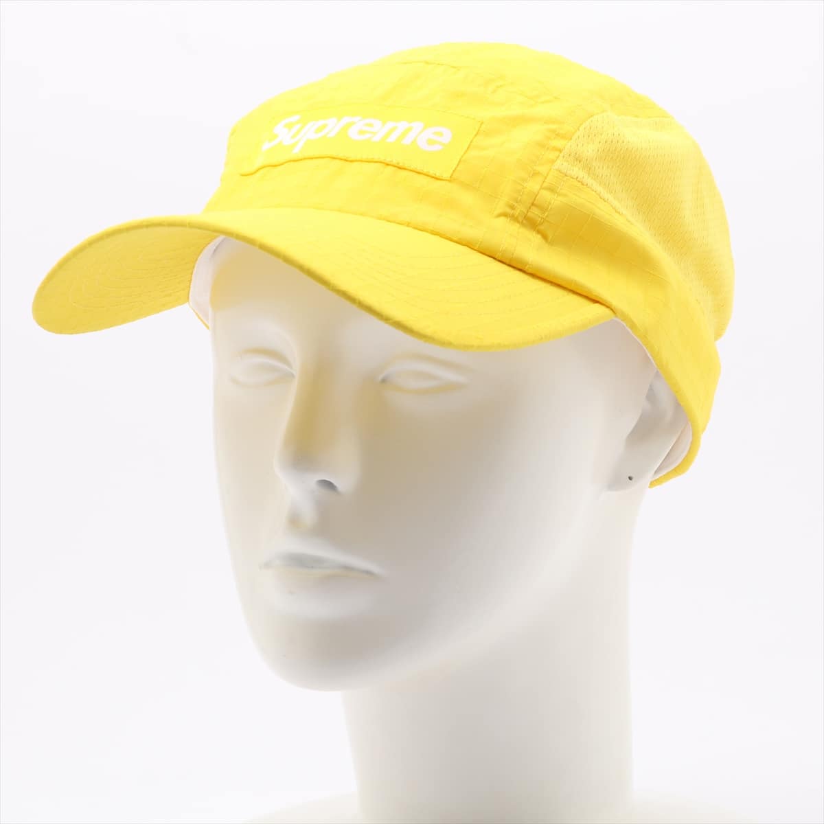 Supreme Cap Polyester Yellow Box logo side mesh