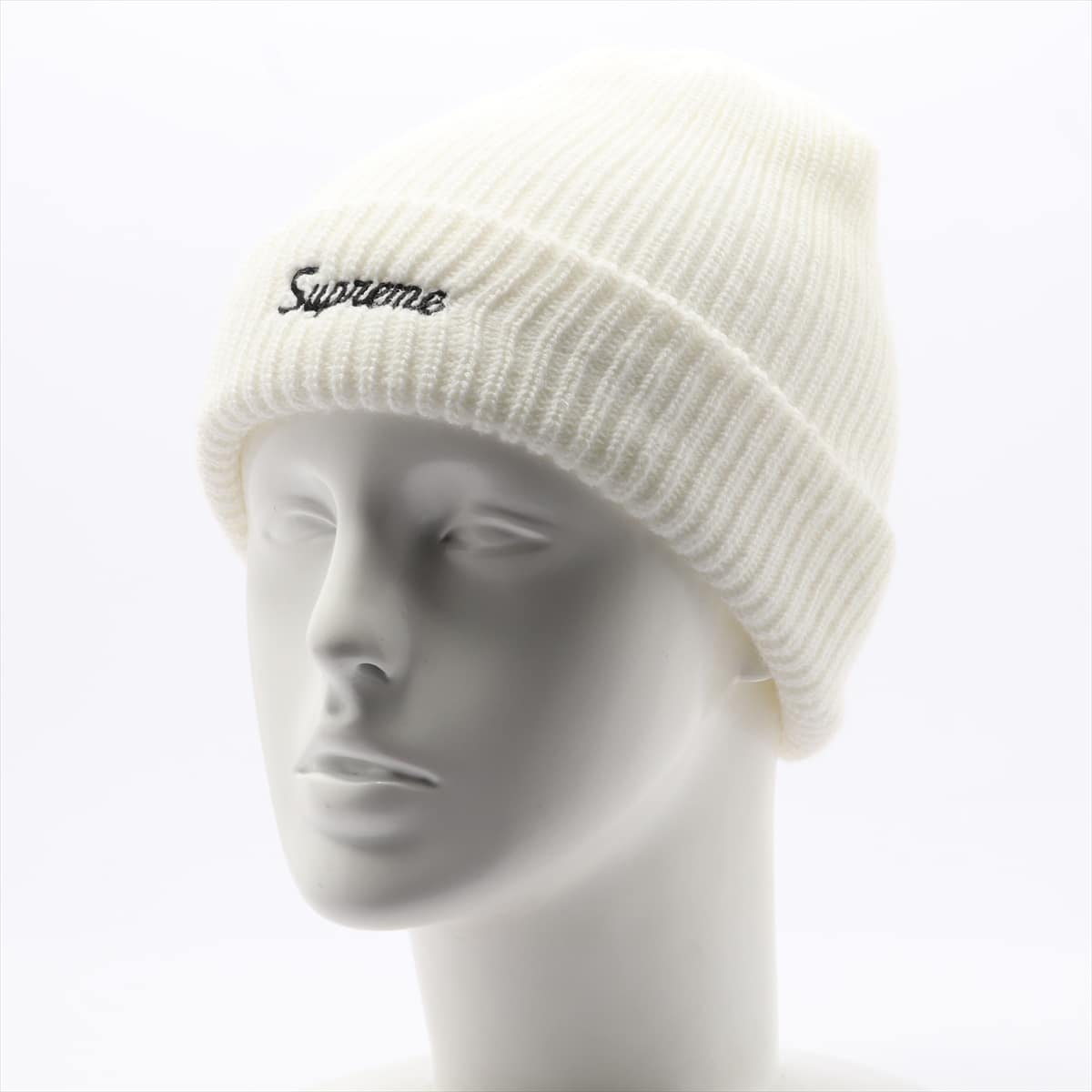 Supreme Knit cap Acrylic White Logo embroidery
