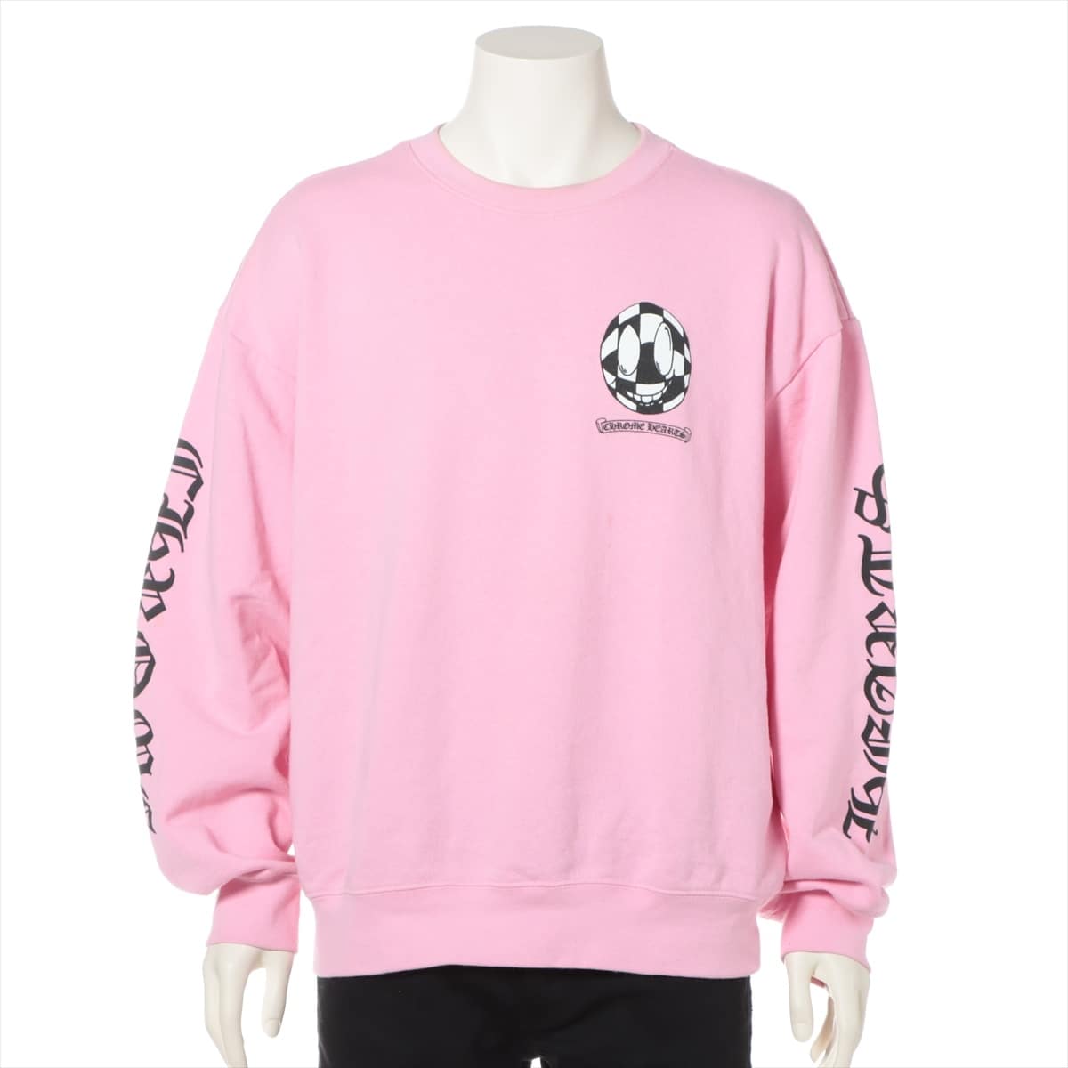 Chrome Hearts Matty Boy Basic knitted fabric Cotton Stains on the front and back of the body Fired and got a lot of dirt