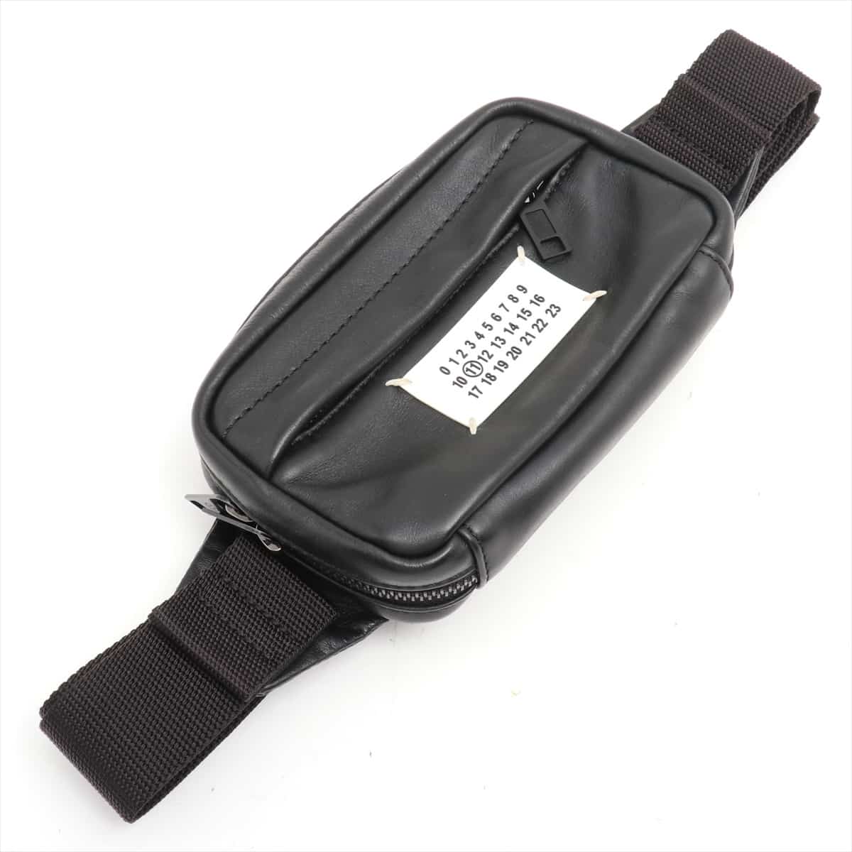 Maison Margiela Leather Waist bag Black S55WB0014