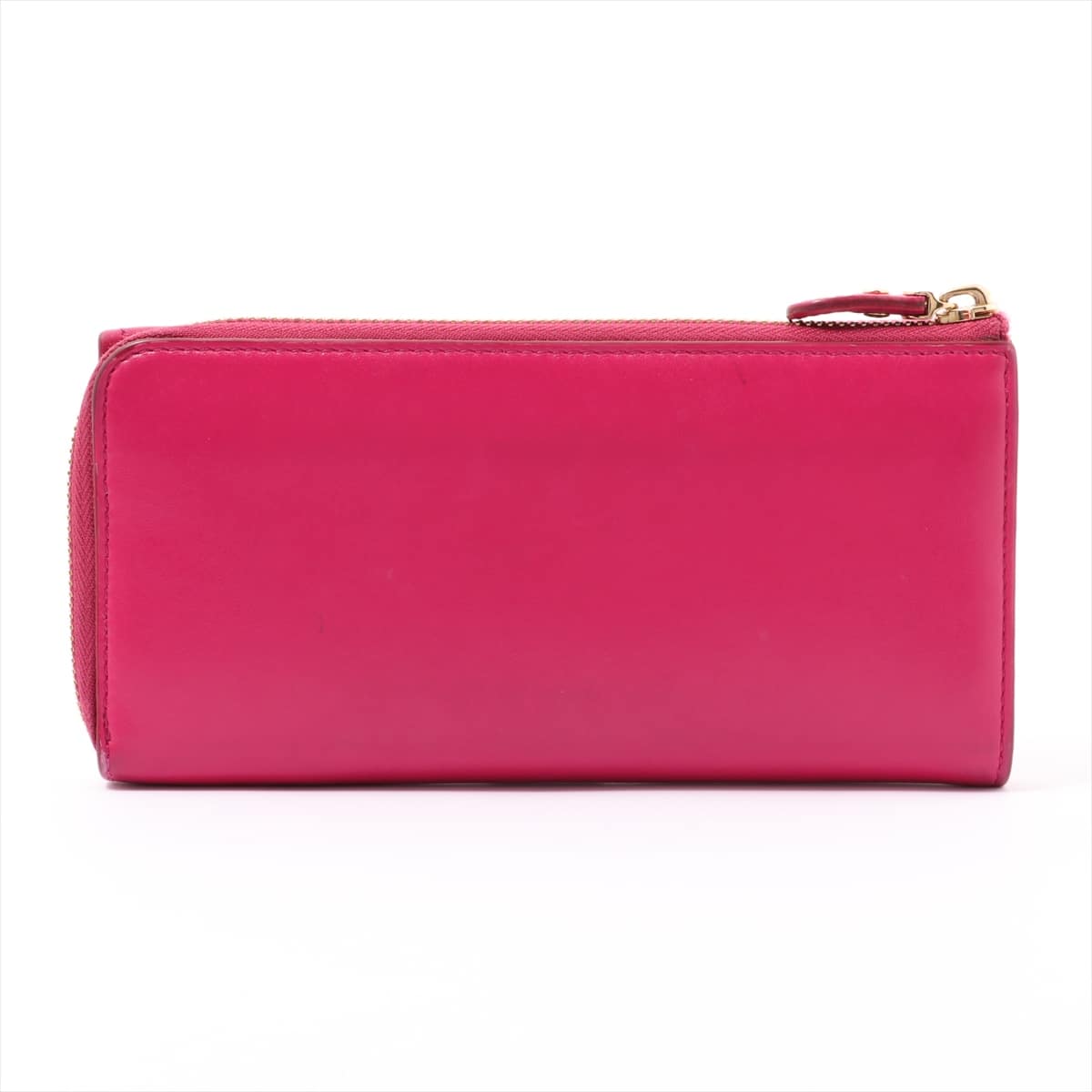 Ferragamo Vara Leather Wallet Pink