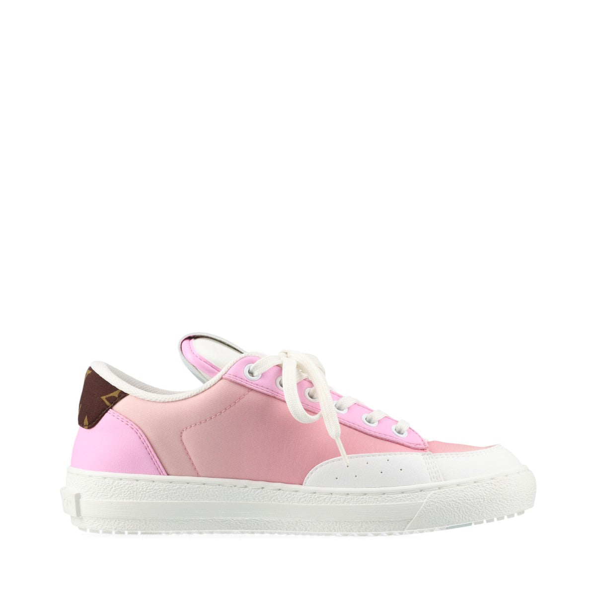 Louis Vuitton Charlie Line 22 years Leather x fabric Sneakers 36 Ladies' White x pink LD0232 Replaceable cord box There is a storage bag