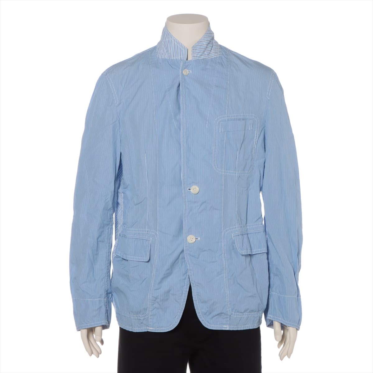 COMME des GARÇONS HOMME Cotton & polyester Jacket L Men's Blue