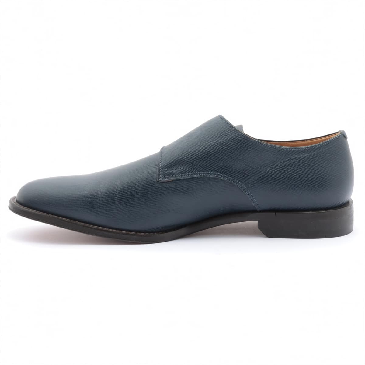 Barry Leather Dress shoes 9E Men's Navy blue Double monk strap Gobriel-108