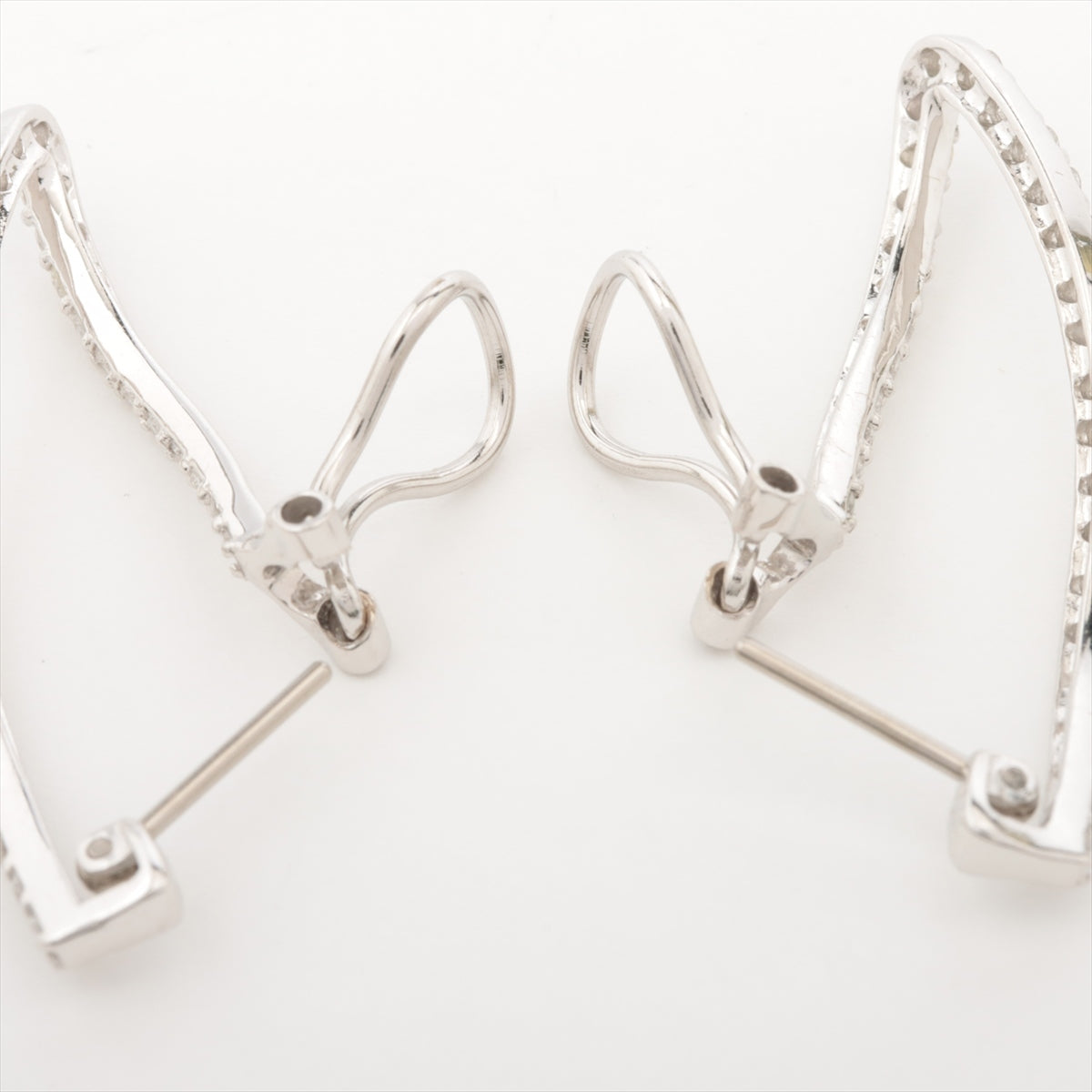 diamond Piercing jewelry K18WG 4.3g 0.50 0.50