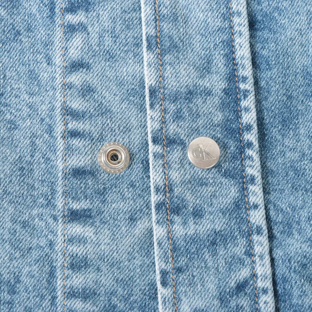 Calvin Klein Jeans Cotton Denim jacket L Men's Blue  PW+21A+PW-16A Oversized
