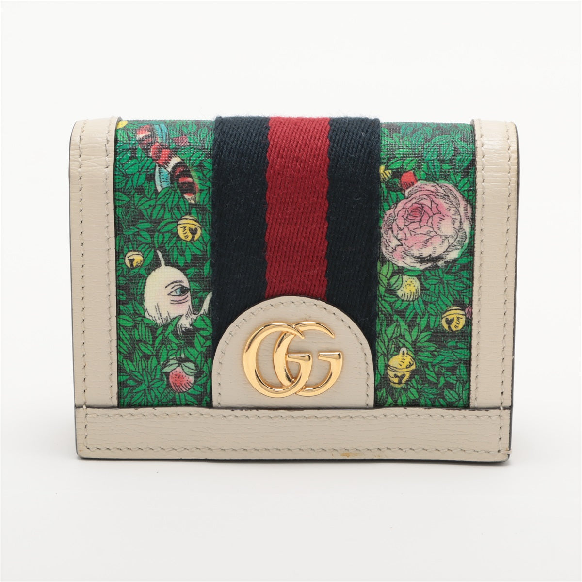 Gucci GG Marmont 523155 PVC & leather Wallet White