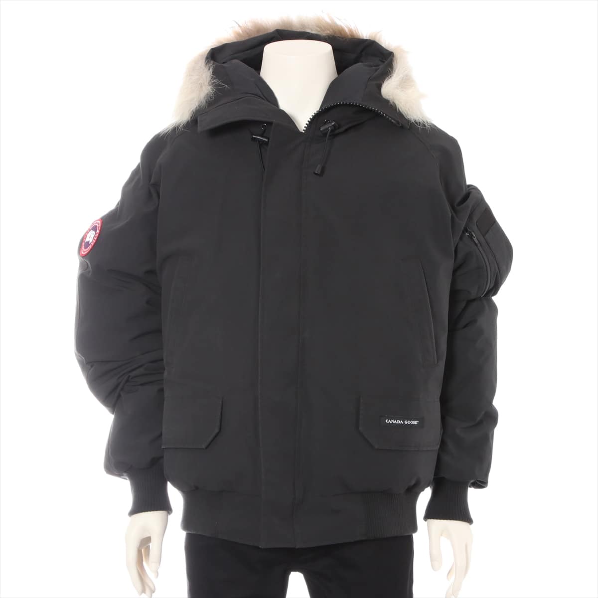 Canada Goose Polyester Down jacket XL Men's Black Chilliwack 7950M