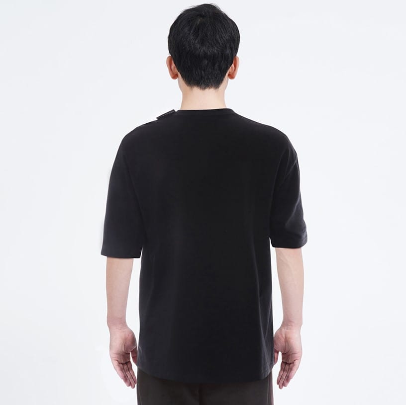 Balenciaga Cotton T-shirt XS Men's Black