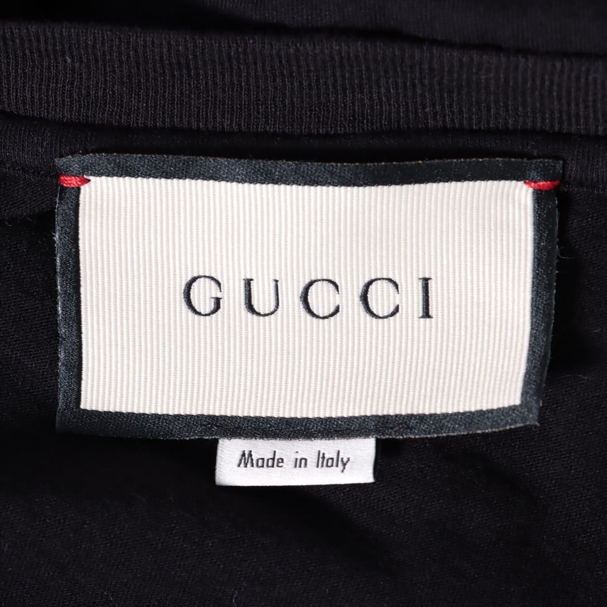 Gucci Cotton T-shirt S Men's Black Vintage logo