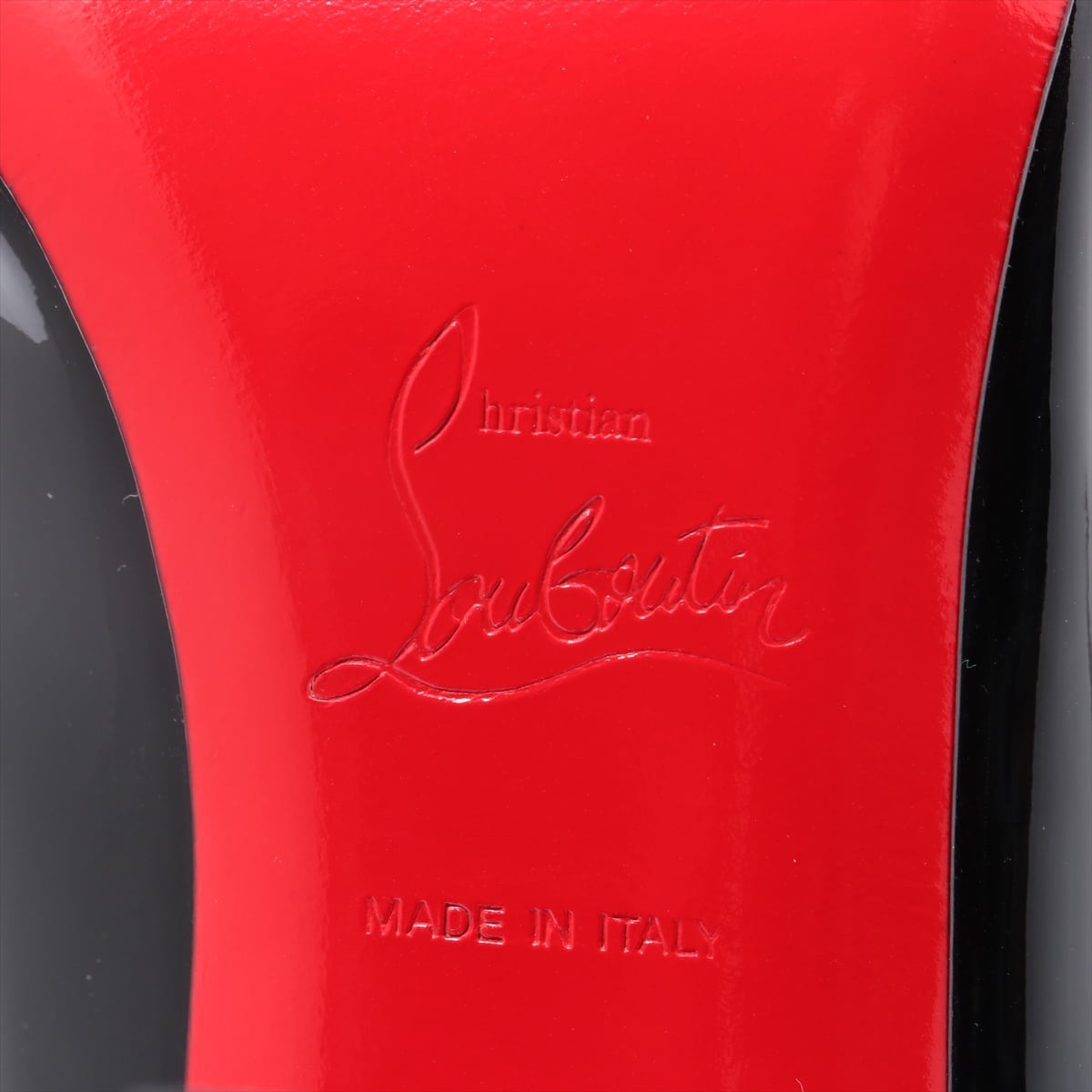 Christian Louboutin Patent leather Pumps 38 1/2 Ladies' Black