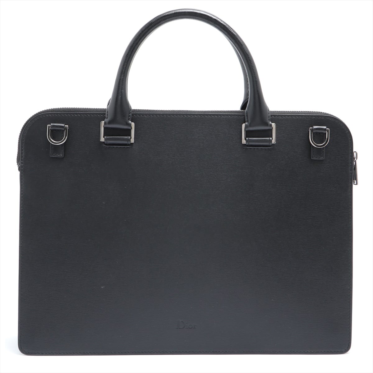 DIOR HOMME Leather Business bag Black