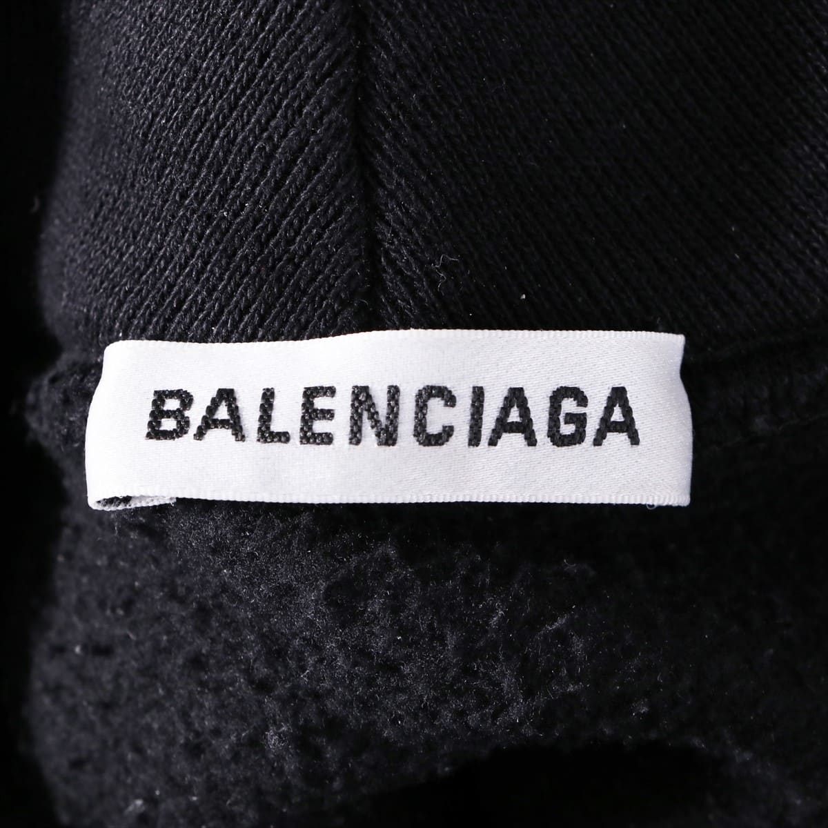 Balenciaga Cotton Parker S Men's Black 18AW WFP logo