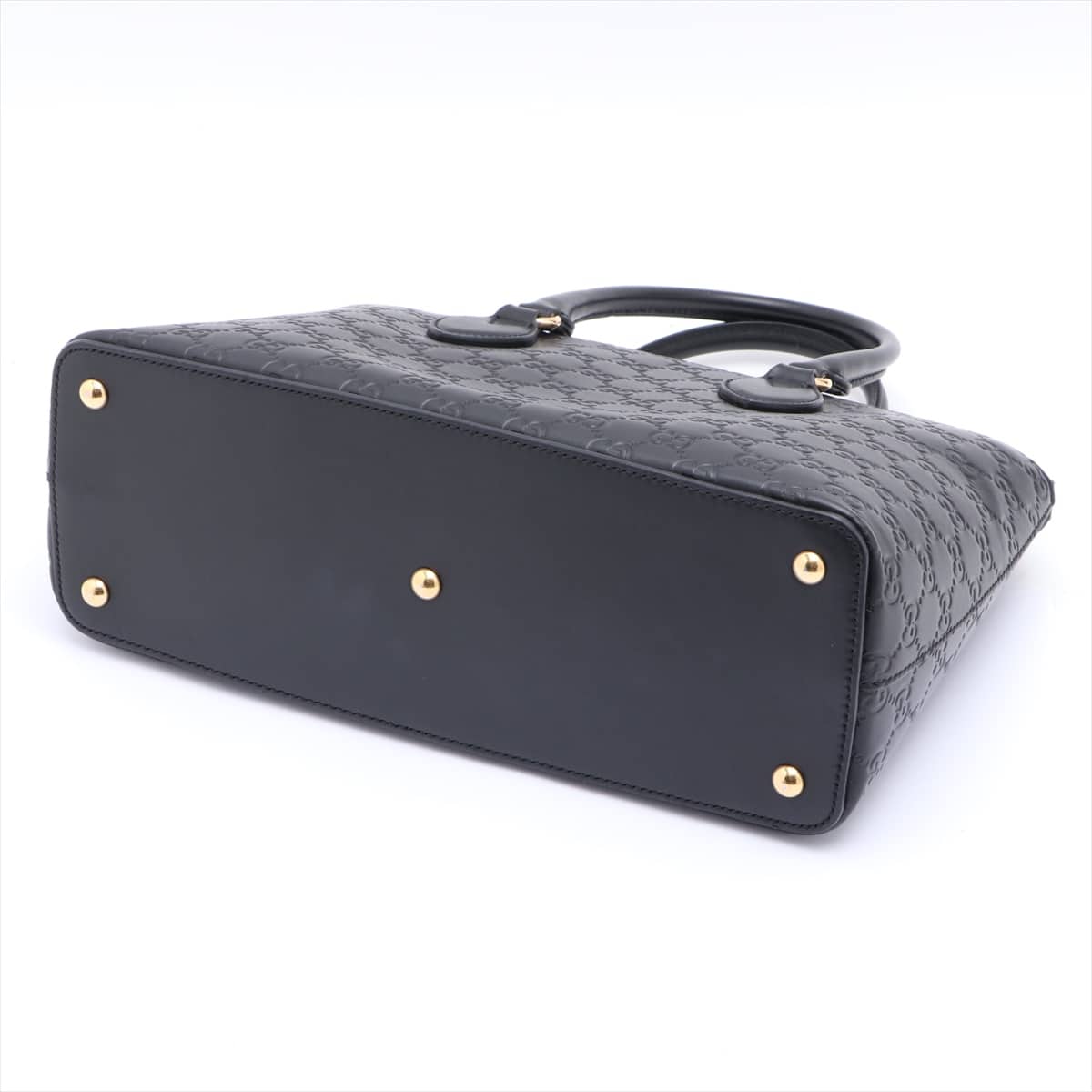 Gucci Guccissima Leather 2way shoulder bag Black 409534