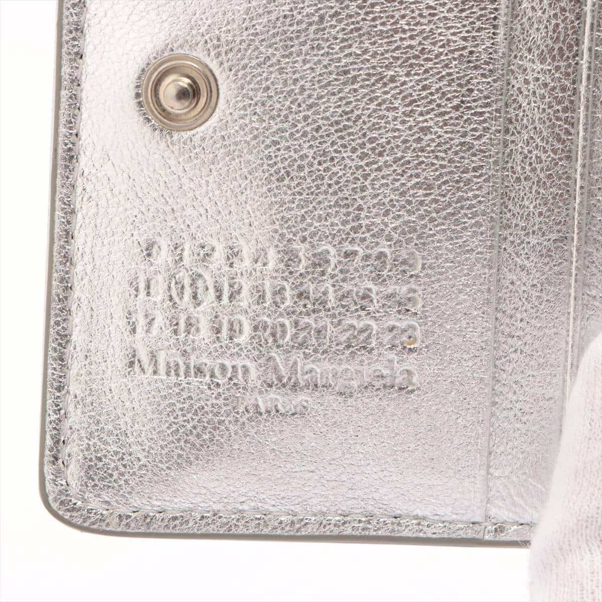 Maison Margiela Leather Card case Silver