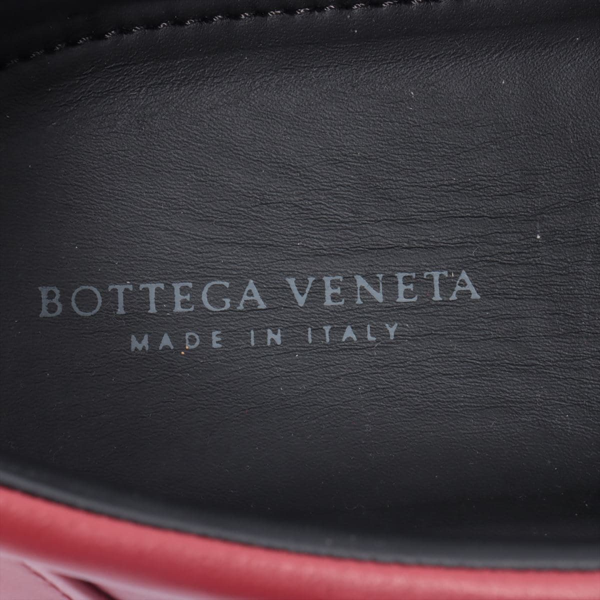Bottega Veneta Intrecciato Leather Slip-on 43 Men's Bordeaux