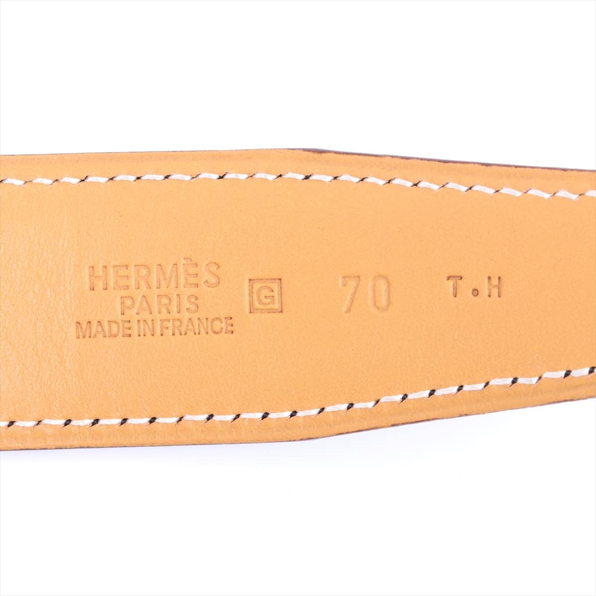 Hermès Touareg Belt 70 Box calf Black