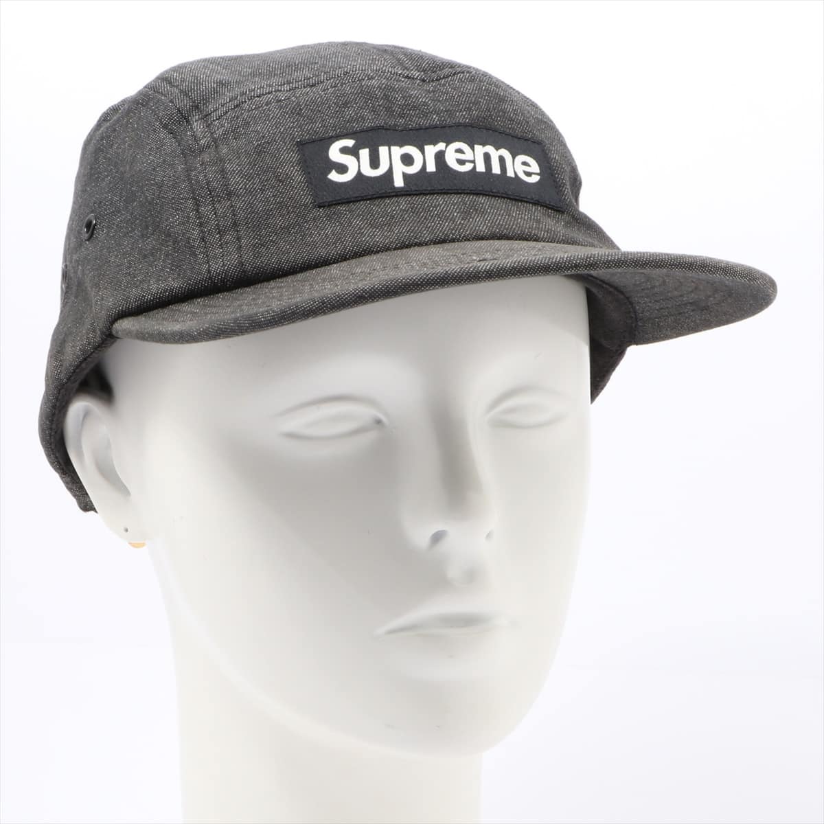 Supreme Box logo Cap Cotton Grey