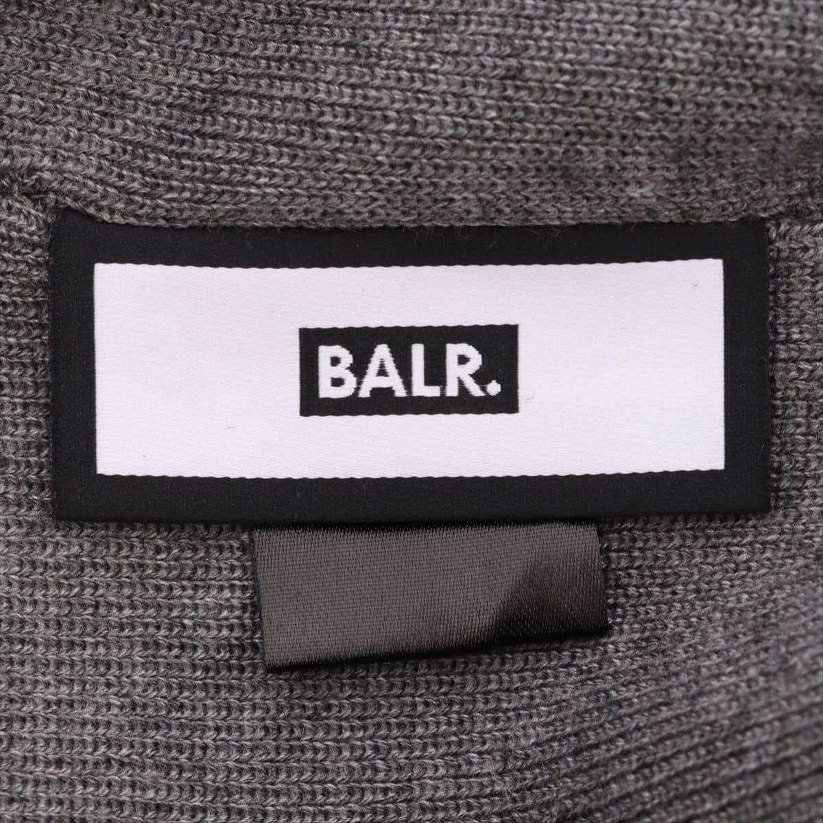 Balr Knit cap Acrylic Grey logo plate