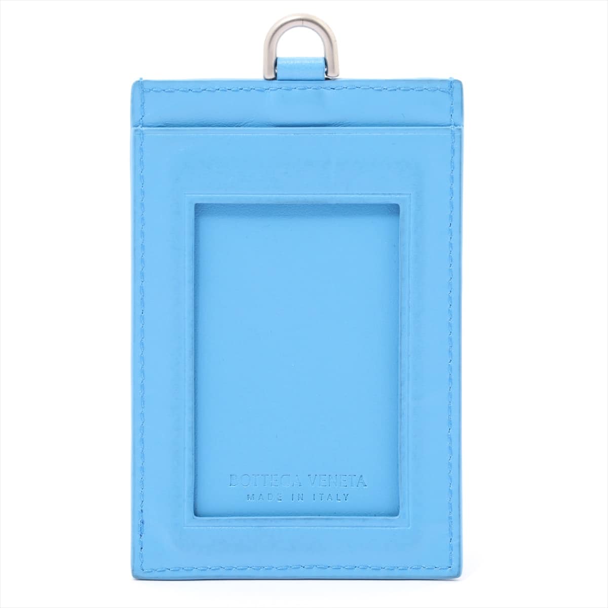 Bottega Veneta Intrecciato Leather Pass case Blue