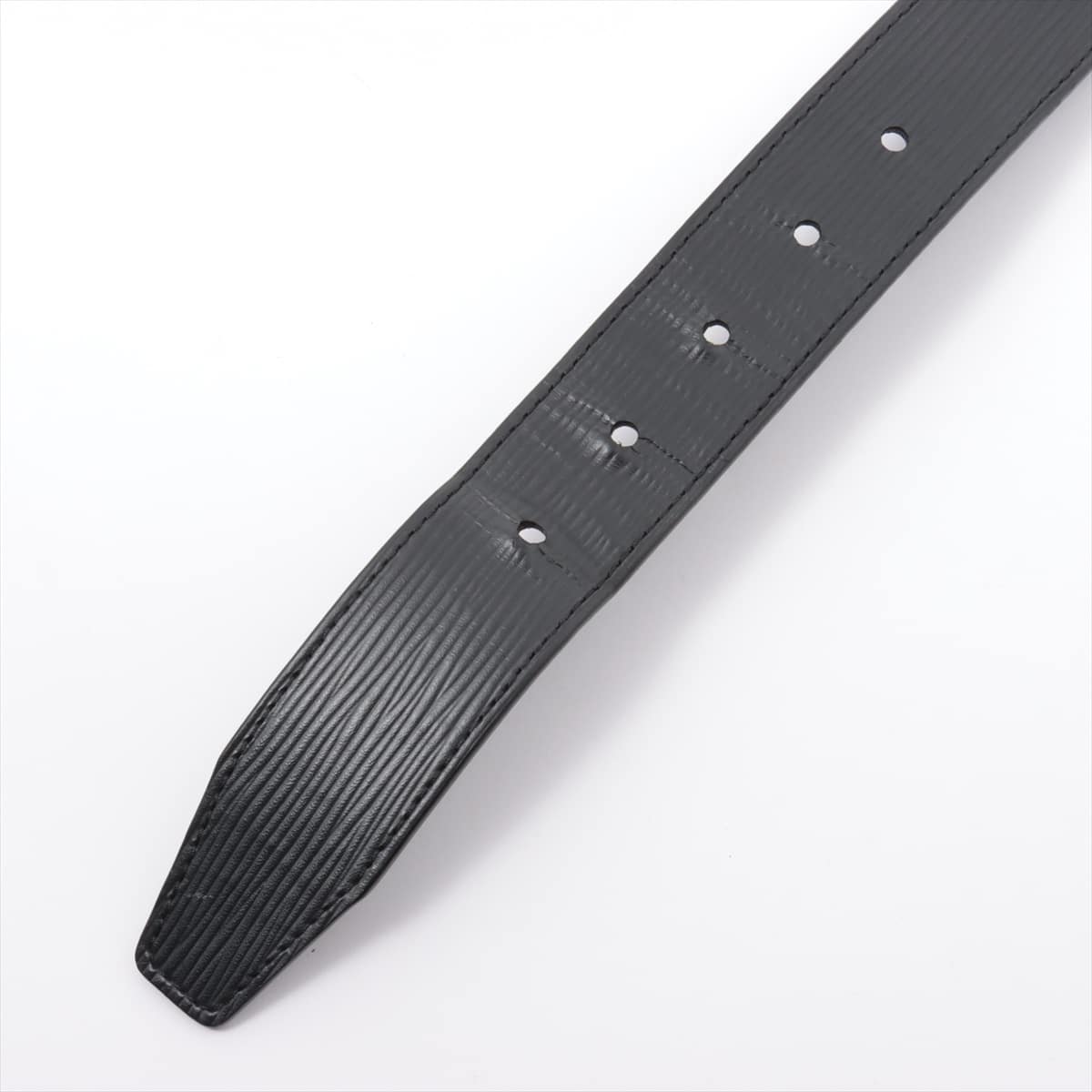 Louis Vuitton M0128 San Tulle Slender AC1119 Belt 85/34 Leather Black