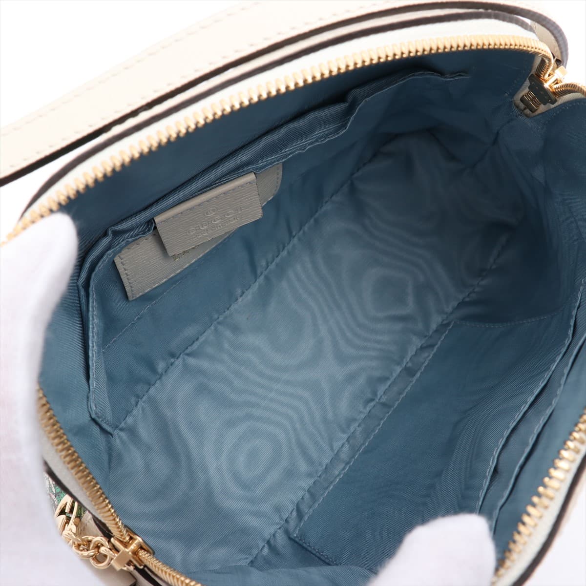 Gucci GG Supreme Shoulder bag Multicolor 499621 Inner pocket crease