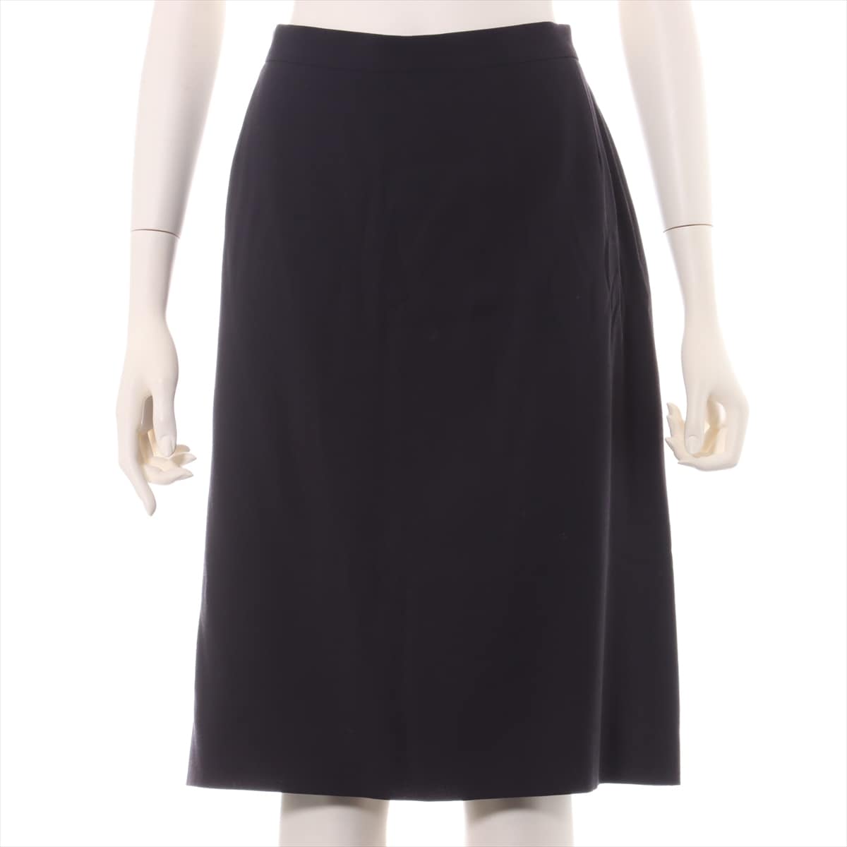 Chanel 97P Wool Skirt 44 Ladies' Black