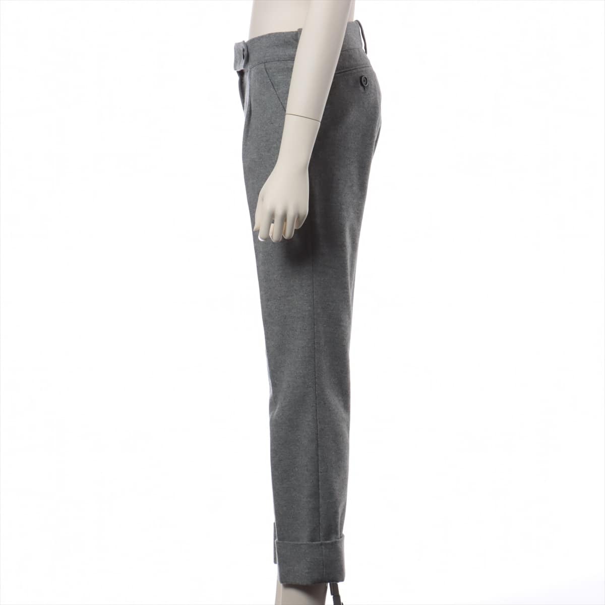 Louis Vuitton RW102A Wool Slacks 34 Ladies' Grey  Stained