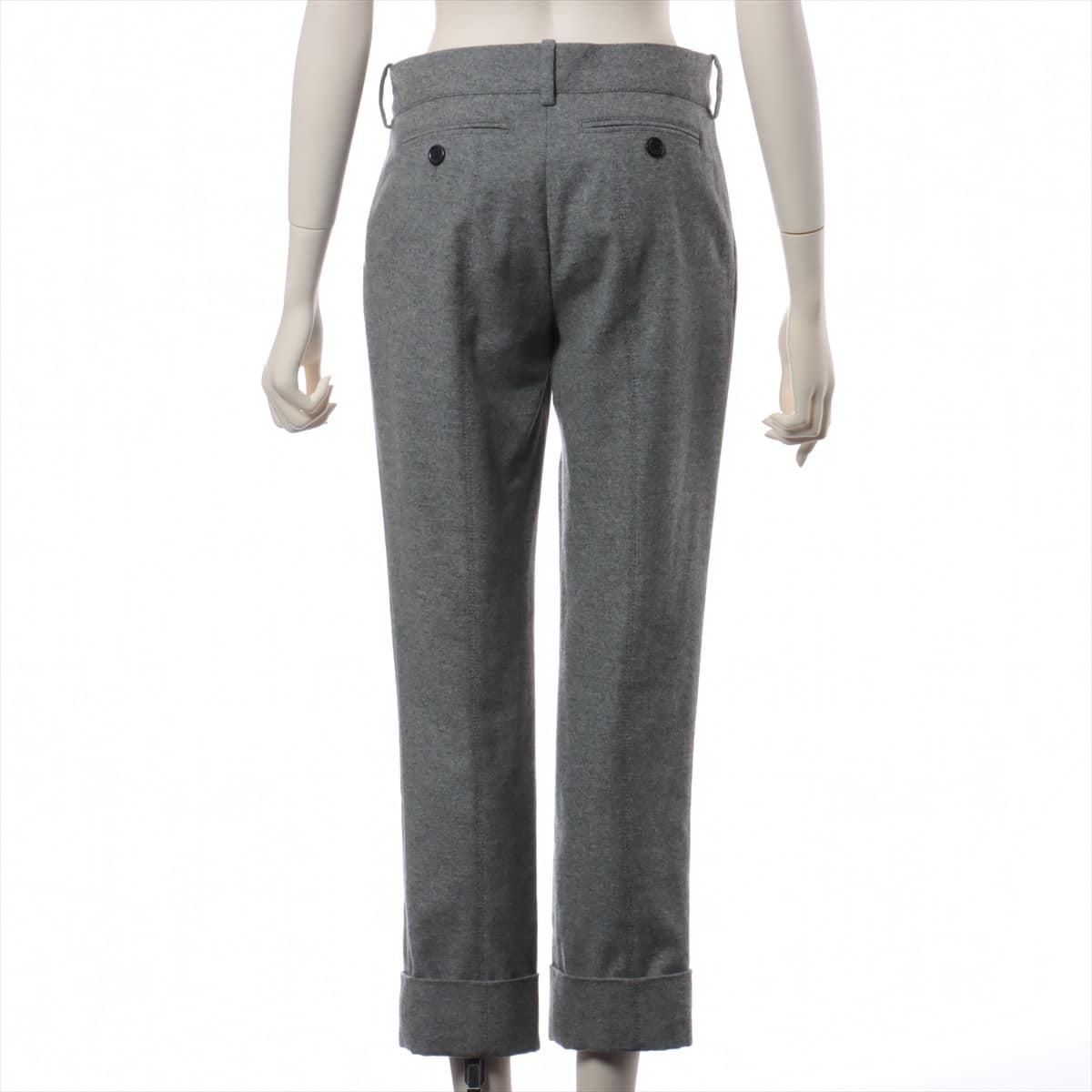 Louis Vuitton RW102A Wool Slacks 34 Ladies' Grey  Stained