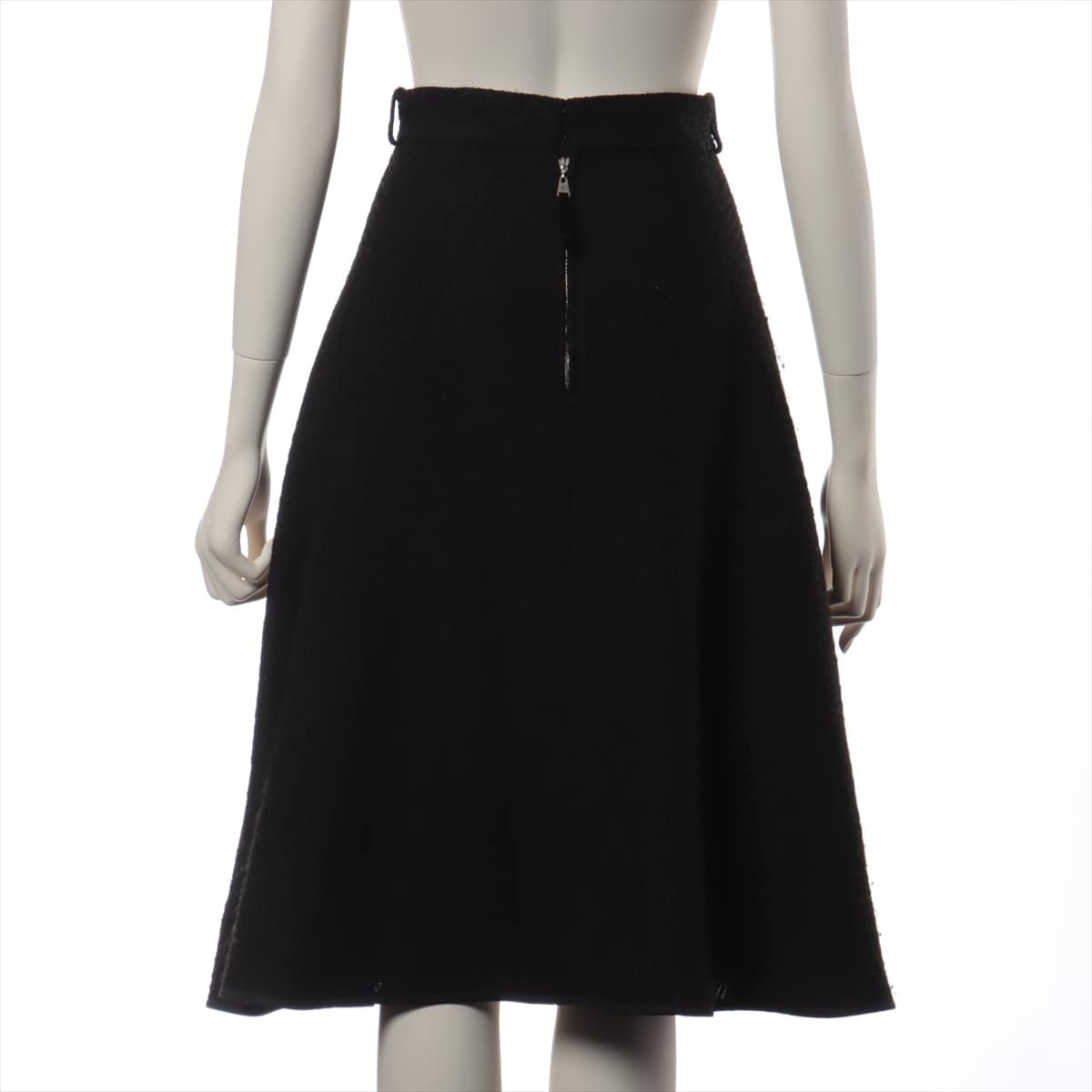 Louis Vuitton RW102B Acetate Skirt 34 Ladies' Black