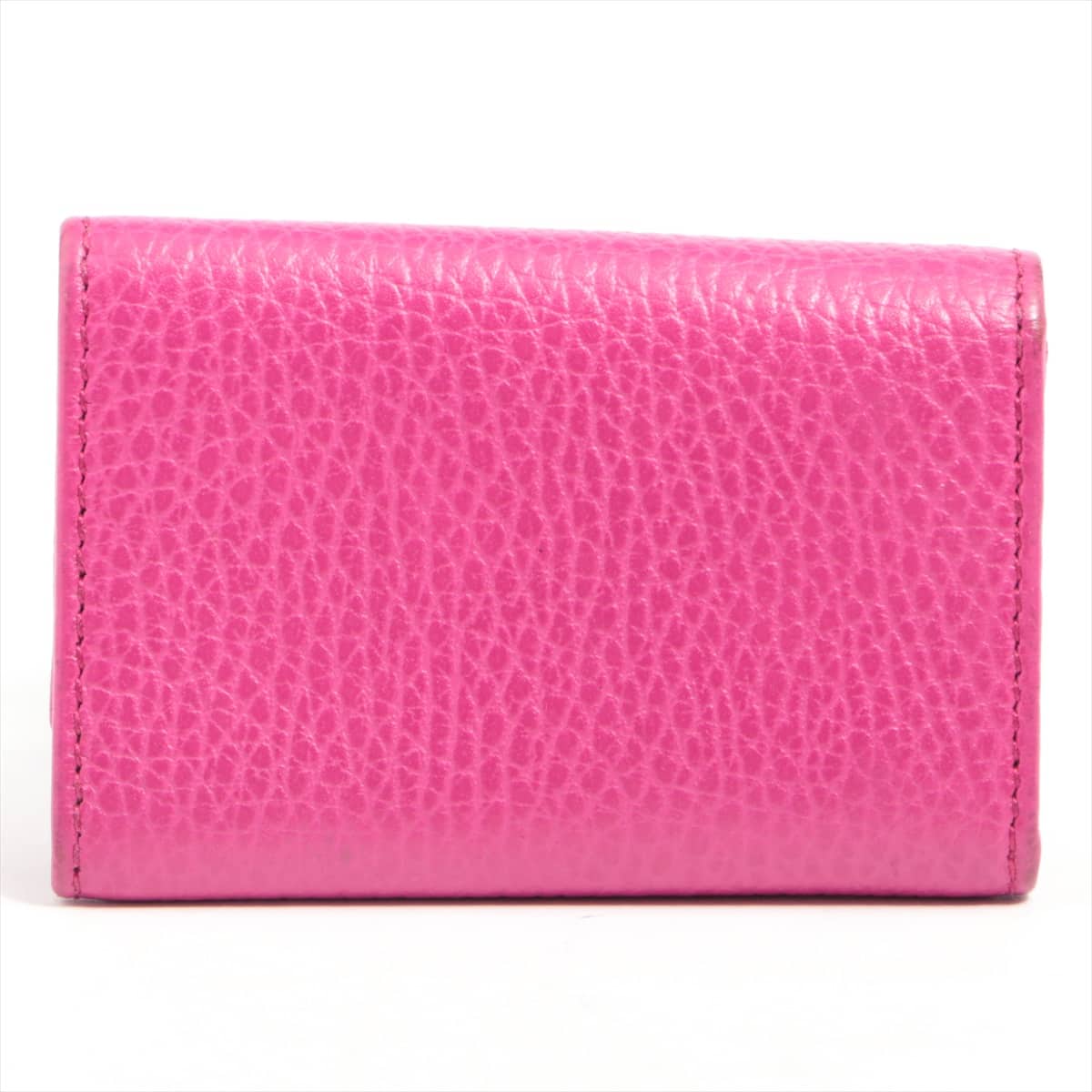 Gucci Swing 354499 Leather Key case Pink